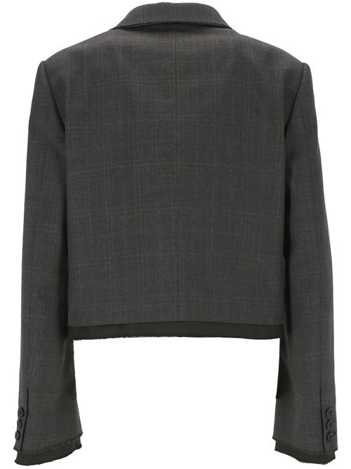 Dark grey virgin wool jacket Miu Miu | MH1940S-OOO144CF0480